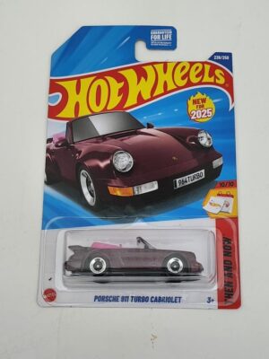 1000016856-1.jpg Hot wheels 2025 Then and Now Porsche 911 Turbo Cabriolet mahogany metallic HYW37