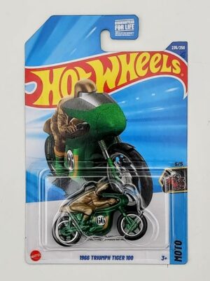 1000016866-1.jpg Hot Wheels 2025 Moto Triumph Tiger 100 green (Case N treasure hunt)