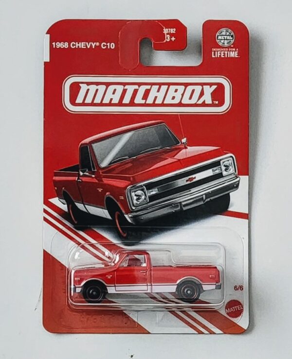 Matchbox 2025 Target Red Edition 6 of 6 1968 Chevy C10 Red JBP74