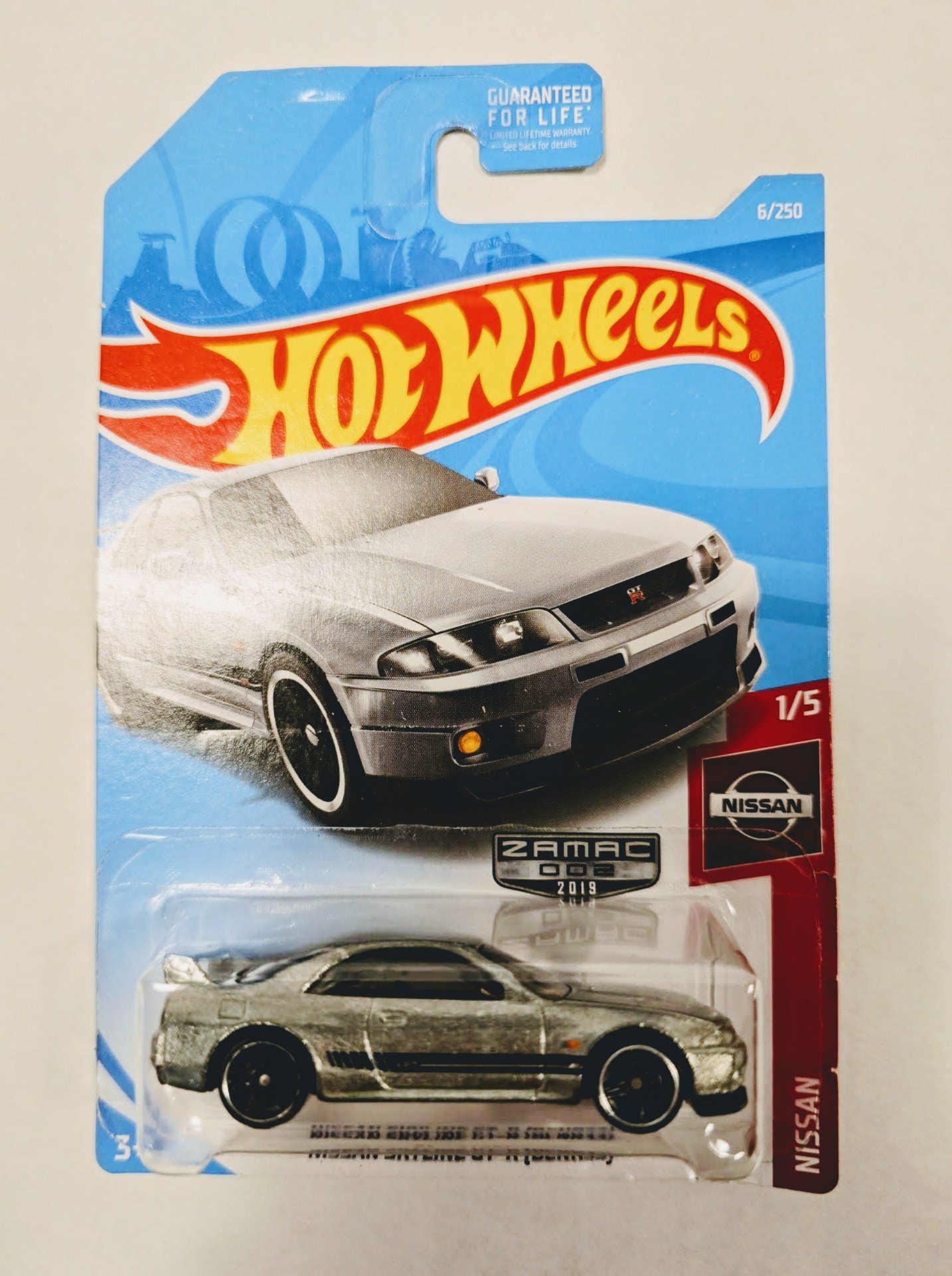 Hot wheels 2019 Nissan Series Nissan Skyline GT-R (BCNR33) Zamac
