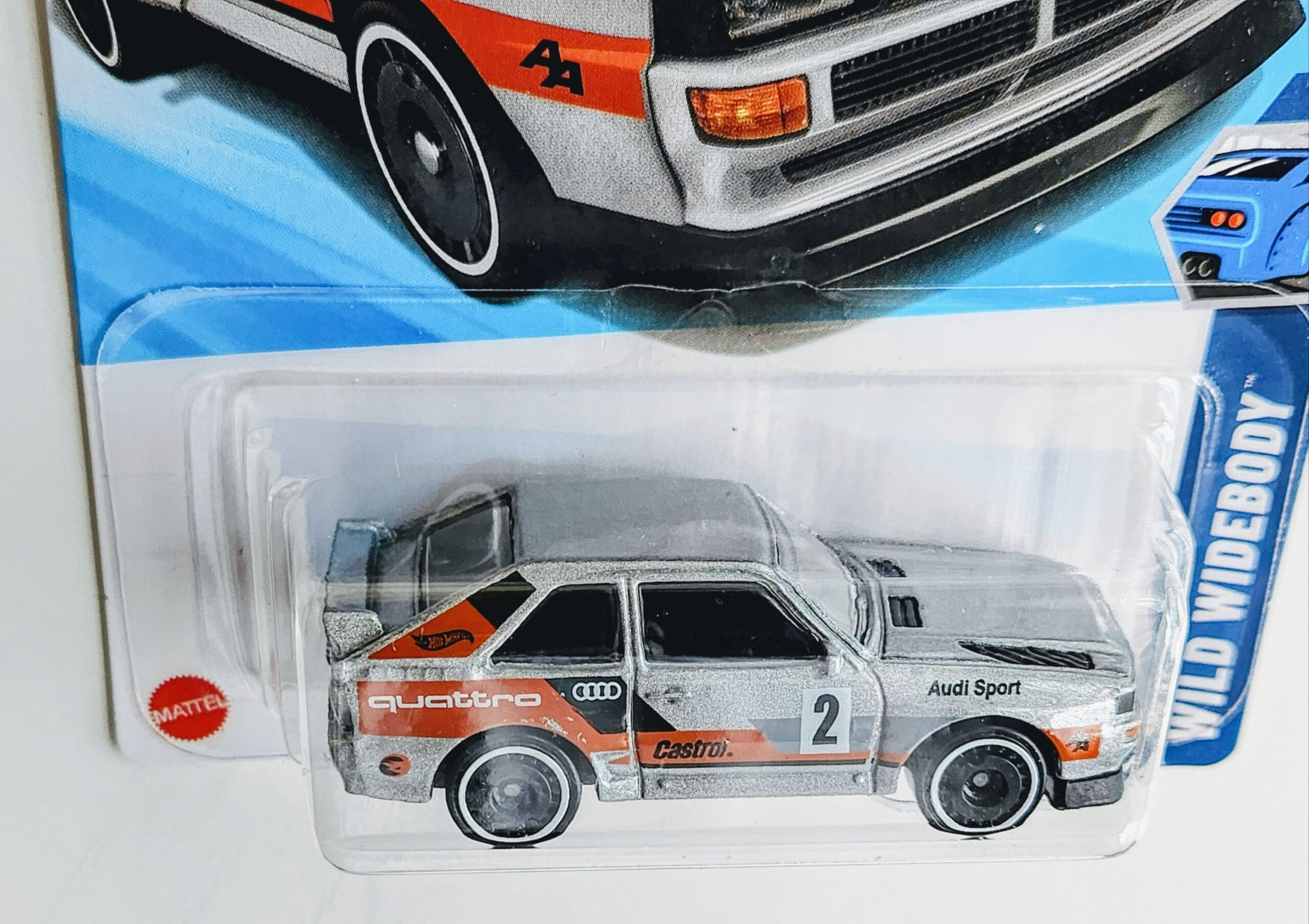 Hot wheels 2025 Wild widebody 1984 Audi Sport Quattro Silver JBC33