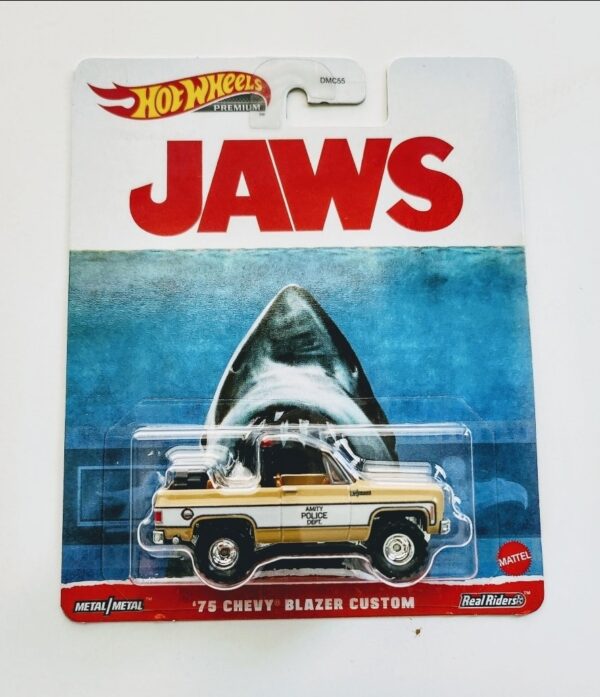 Hot Wheels 2023 Pop Culture JAWS the movie 1975 Chevy Blazer (Custom Tan HJC24