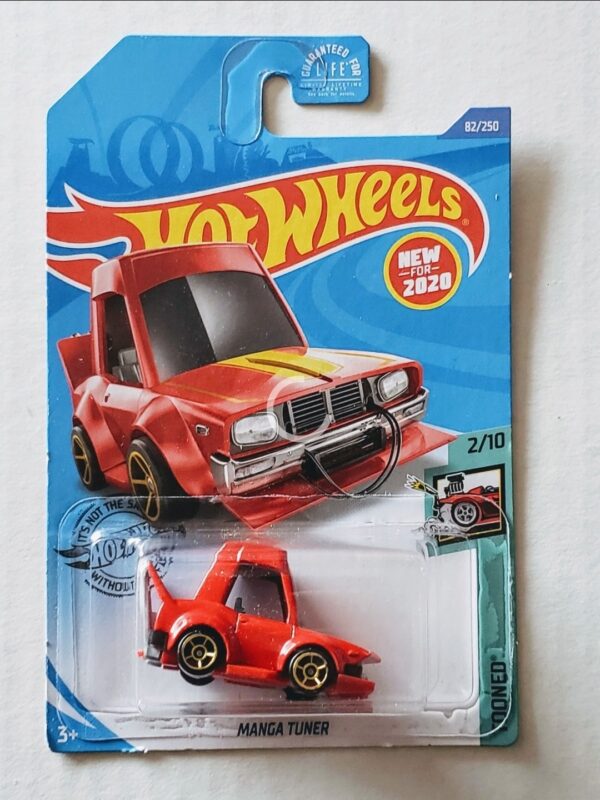 Hot Wheels 2020 Tooned manga Tuner (Prototype Variation Card )GHB77