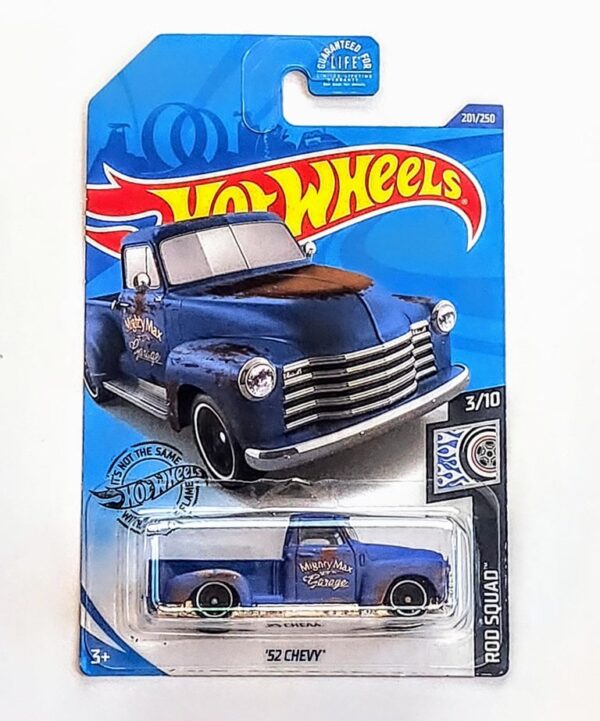 Hot Wheels 2020 Rod Squad 3 of 10 1952 Chevy  Blue GHD24