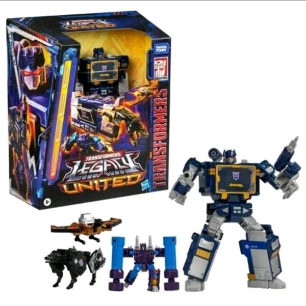 Transformers legacy united Voyager Class- Soundwave (G1) w/Rumble Ravage Buzzsaw F9188