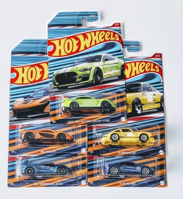 Hot Wheels 2022 Racing Circuit Complete Set of 5