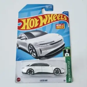Hot Wheels 2022 HW Green Speed 4 of 5 Lucid Air white