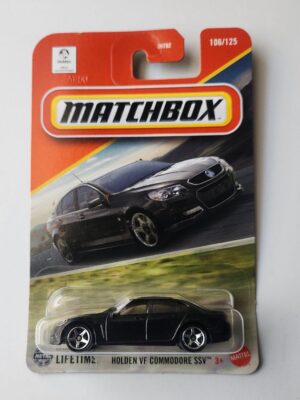 Matchbox 2025 Holden VF Commodore SSV black JBP57