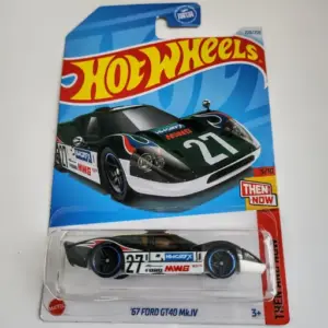Hot wheels 2024 Then and Now 5 of 10 1967 Ford GT40 MK.IV green MWG HCT69