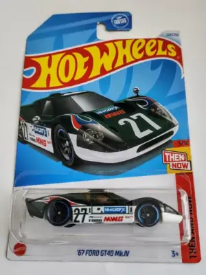 10923a22-1000008221-scaled-1.webp Hot wheels 2024 Then and Now 5 of 10 - 1967 Ford GT40 MK.IV green MWG (HCT69)