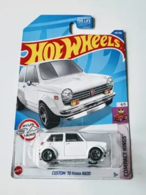 Hot Wheels 2022 Compact Kings 4 of 5 Custom 1970 Honda N600 white HCT75