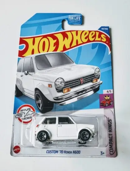 Hot Wheels 2022 Compact Kings 4 of 5 Custom 1970 Honda N600 white HCT75