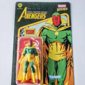 Marvel Legends Retro 3.75 Action Figure Avengers Vision F2667 (Unpunched Card) Marvel Legends Retro 3.75 Action Figure Avengers Vision F2667 (Unpunched Card)