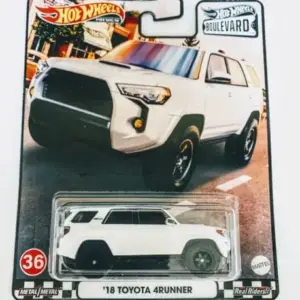 Hot Wheels 2021 Car Culture Boulevard mix H 36 of 40 2018 Toyota 4Runner white GRM08