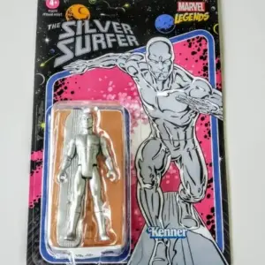 Marvel Legends Retro Collection 3.75 Action Figures Silver Surfer (unpunched card )F2673 Marvel Legends Retro Collection 3.75 Action Figures Silver Surfer (unpunched card )F2673