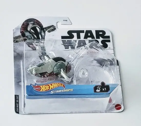 Hot Wheels 2022 Star Wars Starships Mandalorian Bobba fett Starship GWV36