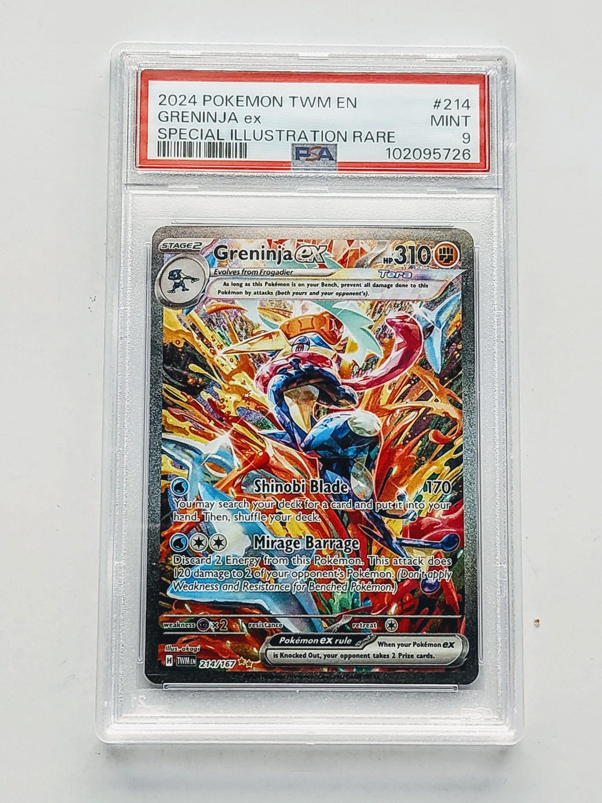 Pokemon Twilight masquerade #214 Greninja EX Full art Special
