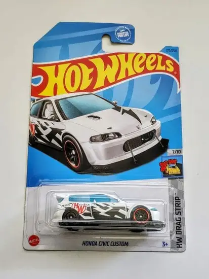 Hot wheels 2023 HW Drag strip 7 of 10 - Honda Civic Custom white HKH33