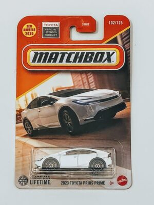 Matchbox 2025 - 2023 Toyota Prius Prime white JBN45