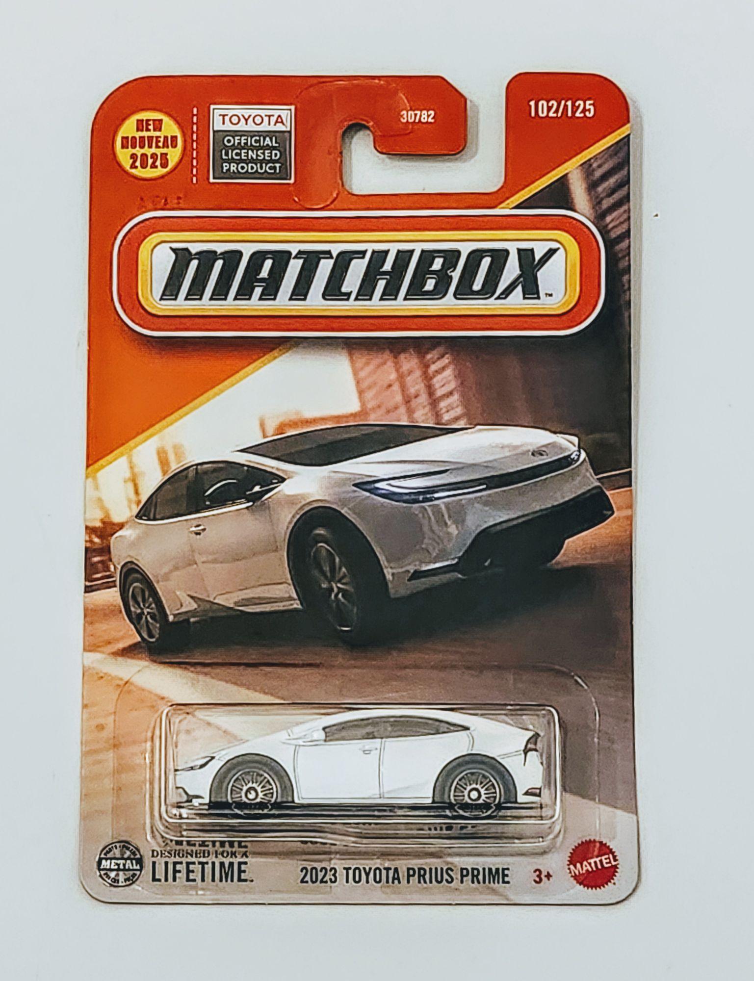 Matchbox 2025 - 2023 Toyota Prius Prime white JBN45