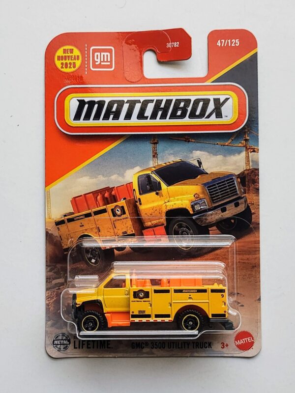 Matchbox 2025 - GMC 3500 Utility Truck yellow JBN54