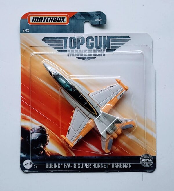 Matchbox Skybusters - Top Gun Maverick 9 of 13 Boeing F/A-18 Super Hornet Hangman - Yellow GWW39
