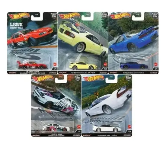 Hot wheels 2022 Car Culture Mountain Drifters Complete Set FPY86-957C