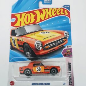 Hot wheels 2025 Compact Kings Honda S800 Racing orange JBC30 (case L Treasure Hunt)