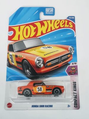 Hot wheels 2025 Compact Kings Honda S800 Racing orange JBC30 (case L Treasure Hunt)