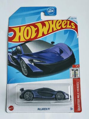Hot Wheels 2024 Quarter Mile Heroes - 1 of 5 Mclaren P1 lantana purple kroger exclusive HTF65