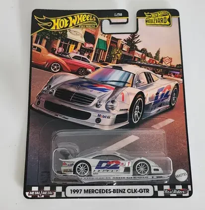 Hot wheels Gold Premium 2024 Boulevard re-release mix A - 1997 Mercedes-Benz CLK-GTR silver  JDJ27