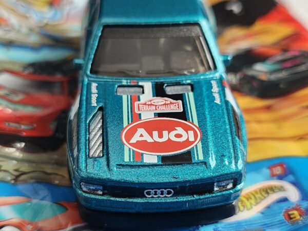Hot Wheels 2024 Mystery Models Series 3 -1 of 10 - 1984 Audi Quattro  blue (chase) FWG04