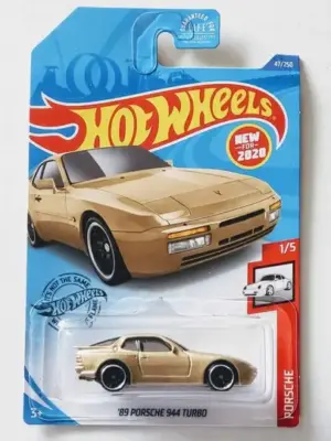 Hot Wheels 2020 Porsche Series '89 Porsche 944 Turbo (Gold) GHF07