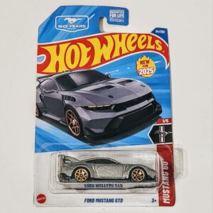 Hot Wheels 2025 Mustang 60th Anniversary Series 2 of 5 Ford Mustang GTD metallic gray HYW19