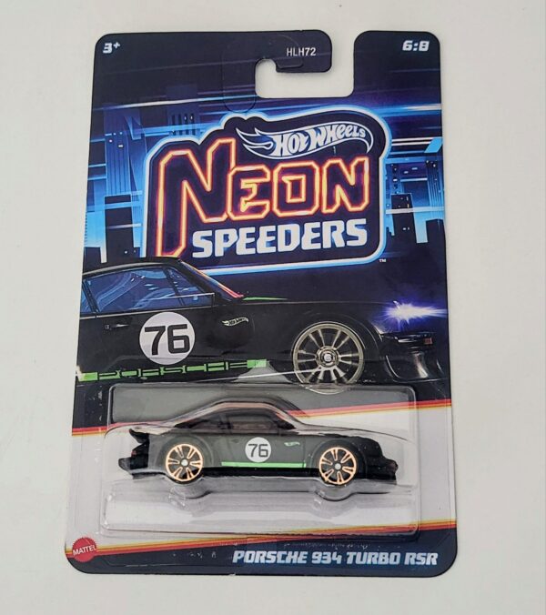 Hot wheels Silver series 2025 Neon Speeders HLH72-956E- 6 of 8 Porsche 934 Turbo RSR JCB05