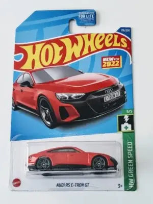 Hot Wheels 2022 HW Green Speed 5 of 5 Audi RS E-Tron GT red