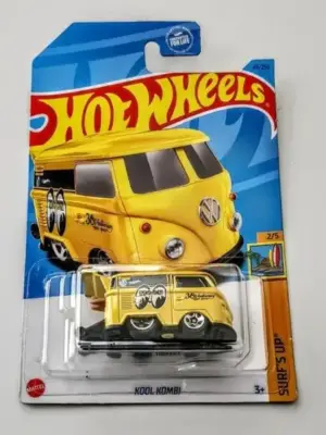 Hot Wheels 2023 Surfs Up 2 of 5 Kool Kombi yellow Moon Eyes HKJ33