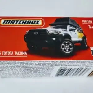 Matchbox 2022 Power Grabs MBX Mountain 100 of 100 - 2016 Toyota Tacoma white HFV76