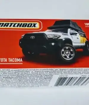 Matchbox 2022 Power Grabs MBX Mountain 100 of 100 - 2016 Toyota Tacoma White HFV76