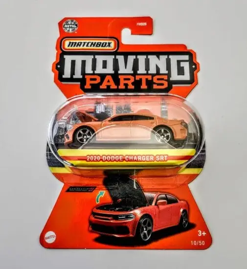 Matchbox 2022 Moving Parts 10 of 50 Dodge Charger SRT orange HFM39