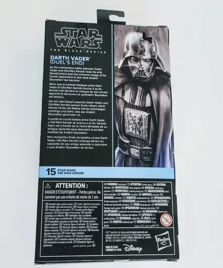 Star Wars Black Series #15 Obi-Wan Darth Vadar (Deuls End) F8328