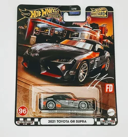 Hot wheels Premium 2024 Boulevard Mix V 96 of 100 - 2021 Toyota GR Supra black (Larry Chen) HRT56 Hot wheels Premium 2024 Boulevard Mix V 96 of 100 - 2021 Toyota GR Supra black (Larry Chen) HRT56