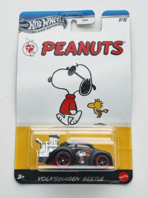 Hot wheels Silver series 2024 Peanuts 75th anniversary 1 of 5 Volkswagen Beetle black