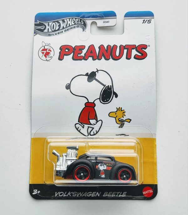 Hot wheels Silver series 2024 Peanuts 75th anniversary 1 of 5 Volkswagen Beetle black