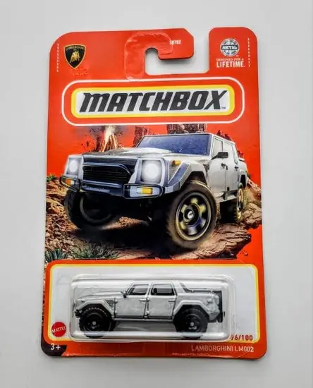 Matchbox 2024 - 96 of 100 MBX Off Road Lamborghini LM002 gray HVL94