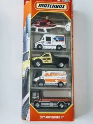 Matchbox 2021 5 Pack City Adventure II GVY43