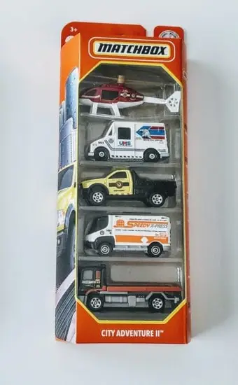 Matchbox 2021 5 Pack City Adventure II GVY43
