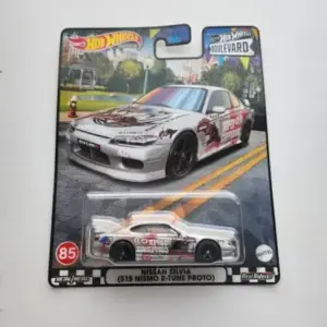 Hot wheels 2023 Premium Boulevard Mix S 85 of 85 Nissan Silva (S15 Nismo R-Tune PROTO) gray HKF31