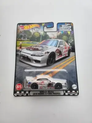 Hot wheels 2023 Premium Boulevard Mix S 85 of 85 Nissan Silva (S15 Nismo R-Tune PROTO) gray HKF31