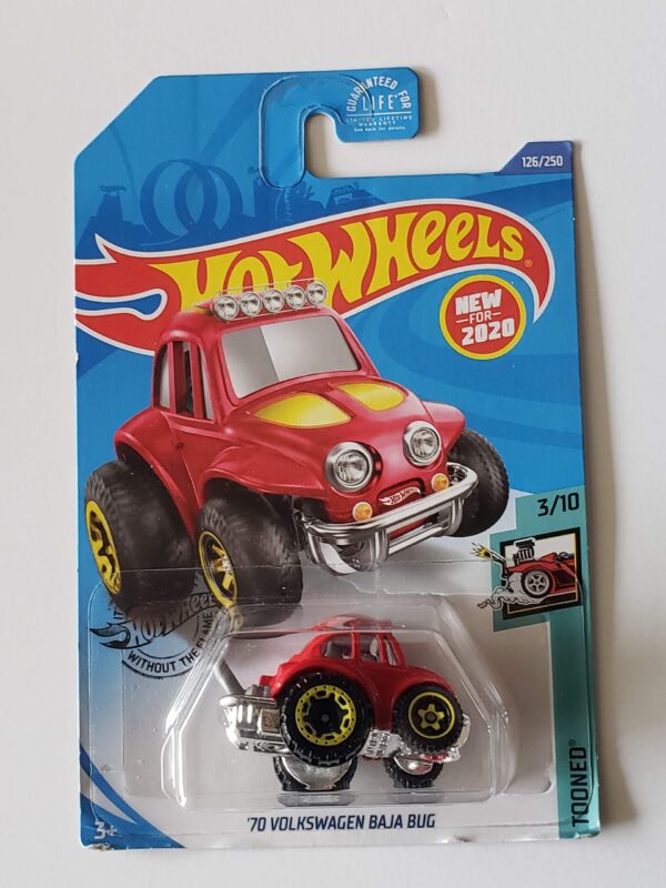 Hot Wheels 2020 Tooned '70 Volkswagen Baja Bug Red GHD97